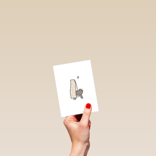 Geboortefelicitatie wiegje