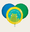 Ballonnentros Opkikker Groen Blauw