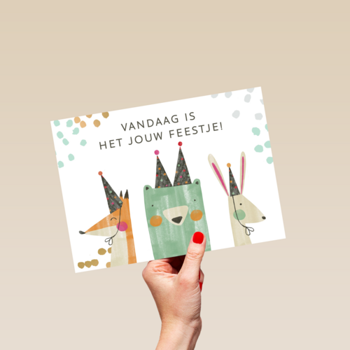 vandaag is het jouw feestje met deze beesten