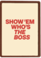 goed gedaan kaart andc show them who is boss