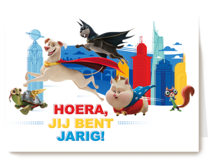 Superpets kaart jij bent jarig