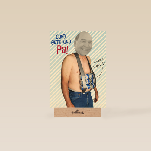 vaderdag kaart grappig goed getraind pa