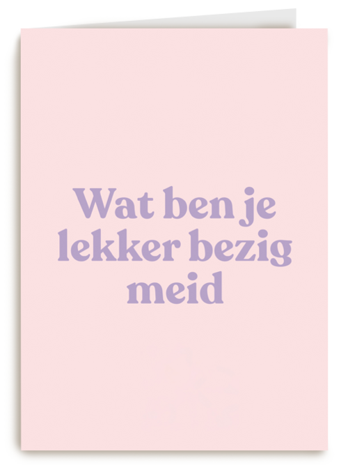 Kaart Hallmark | Nieuwe Zaak Nieuwe Baan | Succes Kaart Andc Lekker Bezig Meid