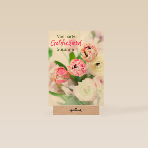 van harte gefeliciteerd bloemen