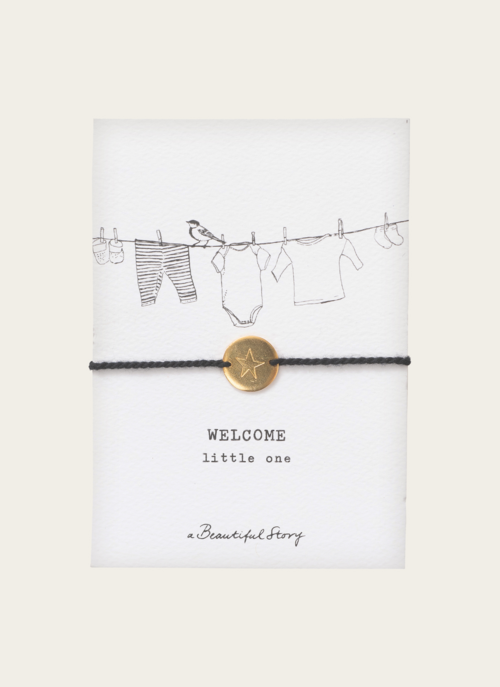 A Beautiful Story Welcome Little One Armbandje | A Beautiful Story Cadeau Modeaccessoires |