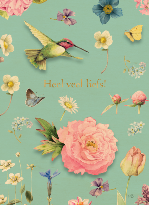 Houten Kaart | Kaart Marjolein Bastin Heel Veel Liefde