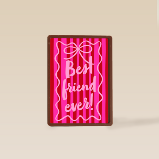 Valentine Best Friend Ever Pink