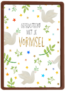 Duiven gefeliciteerd met vormsel