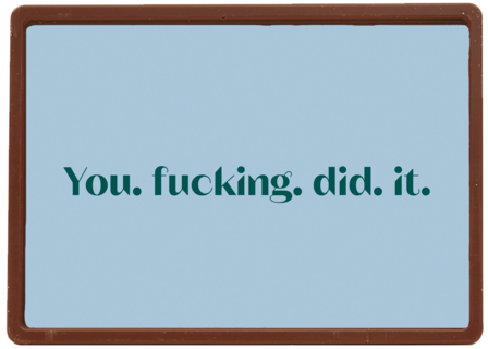 andC You fucking did it
