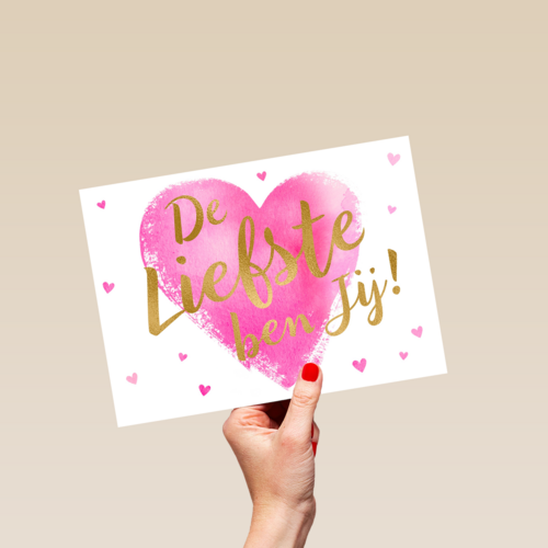 valentijn de liefste ben jij met groot hart