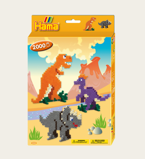 Hama Dino World Strijkkralen Set | Hama Cadeau Spellen En Speelgoed |