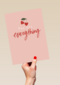 Valentijnsdagkaart hip You are everything