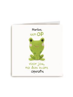 Een opkikker voor jouw operatie