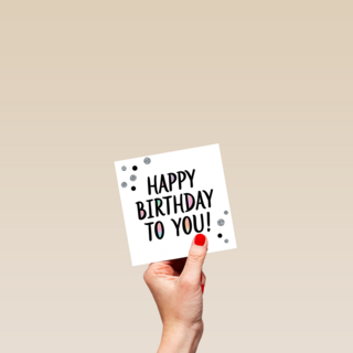 happy confetti birthday to you