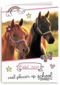 back to school veel plezier op school paardenkaart