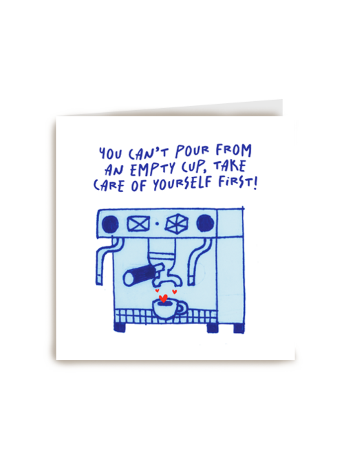 You cant pour from an empty cup