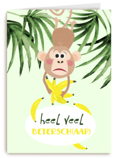 heel veel beterschap met deze bananen