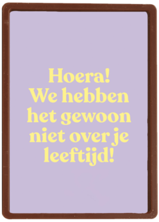 verjaardag kaart vrouw niet over je leeftijd