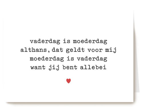 Kaart Hallmark | Vaderdag | Vaderdagkaart Lief Vaderdag Is Moederdag