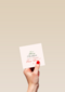 Kerstkaart stijlvol Merry merry Christmas xo