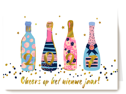 Cheers Op Het Nieuwe Jaar