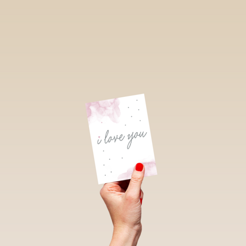Ansichtkaart I love you
