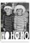 fotokaart met ho ho ho als tekst