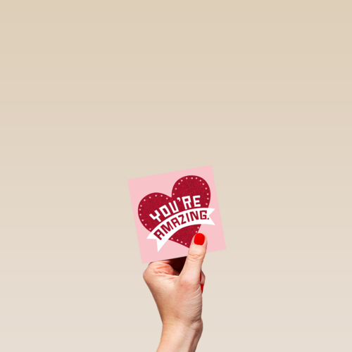 Valentijnskaart vriendschap Hart you are amazing