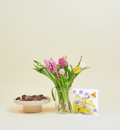 Brievenbus Boeket Bloemen Happy Spring 