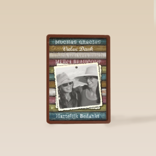 in meerdere talen bedanken