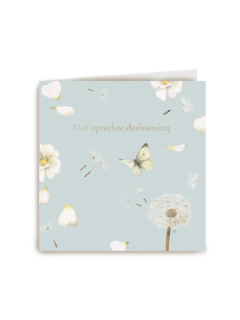 Kaart flowers by Marjolein Bastin Condoleance