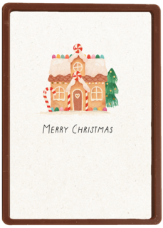 Kinderpostzegels Merry Christmas Gingerbreadhouse