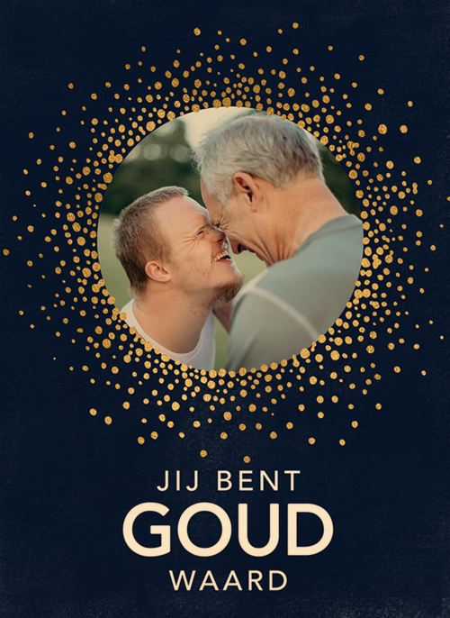 vaderdag fotokaart jij bent goud waard