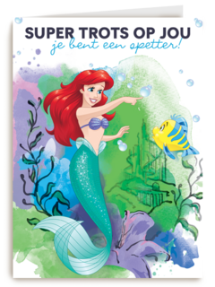 prinses kaart disney super trots op jou ariel botje