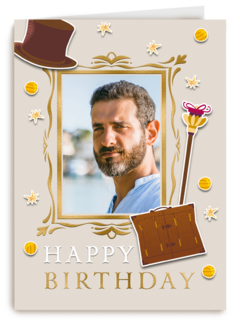 Happy Birthday Willy Wonka fotokaart
