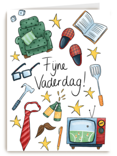 Vaderdagkaart fijne vaderdag Matia Studio