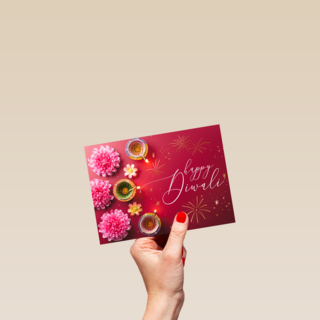 Happy Divali bloemen