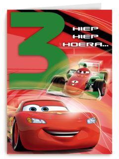 drie hiep hiep hoera cars