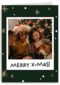 kerstkaart fotokaart merry x mas