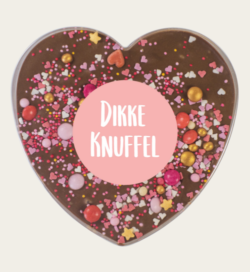Brievenbus Chocolade Hart Dikke Knuffel