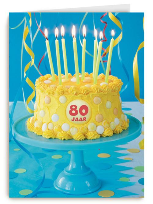 verjaardag leeftijd plus taart cake