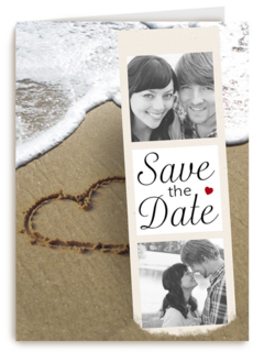 fotokaart save the date strand
