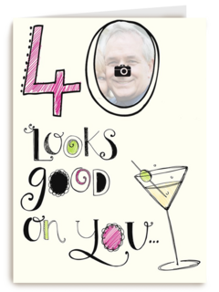 fotokaart 40 looks good on you fotokaart