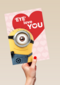 valentijn minion eye love you
