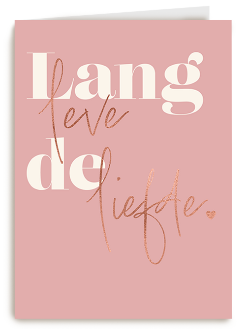 Kaart Hallmark | Felicitatie Huwelijk | Love Story Lange Leve De Liefde