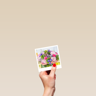 Felicitatiekaart mooi boeket met bloemen