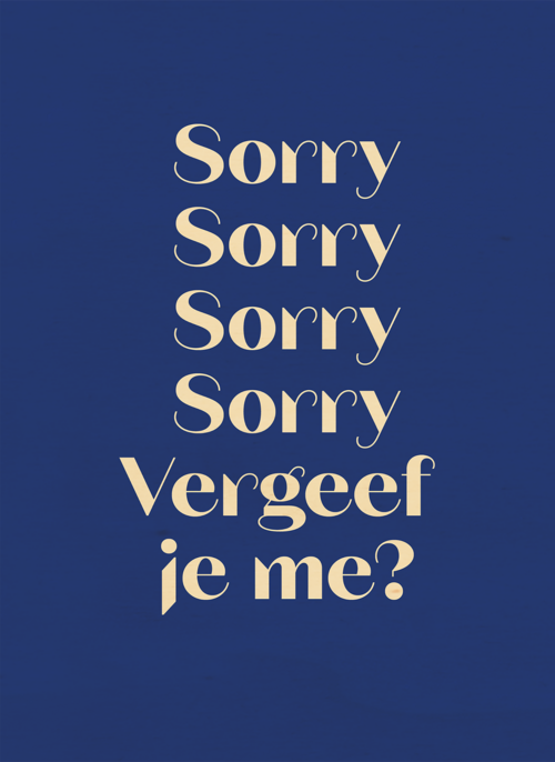 Houten Kaart | Andc Sorry Vergeef Je Me