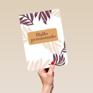 Pensioen kaart hallo pensionado