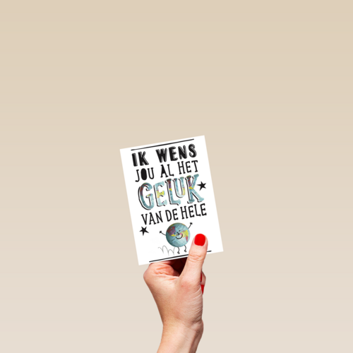 veel geluk wens