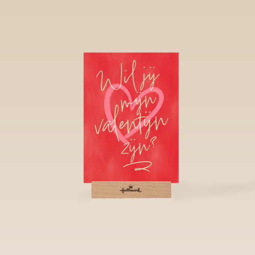 Wil jij mijn valentijn zijn hart
